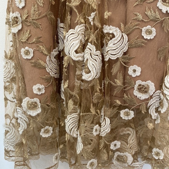 Dress the Population Fit and Flare Embroidered Dress - Picture 7 of 10